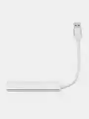 Серебряный usb разветвитель 3 порта + 1 Type-с порт