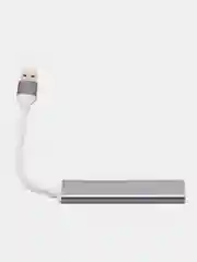 Серебряный usb разветвитель 3 порта + 1 Type-с порт