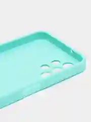 Бирюзовый чехол-накладка для Samsung A13, A33, A24, A34, A54, A53, A05s цветной силикон