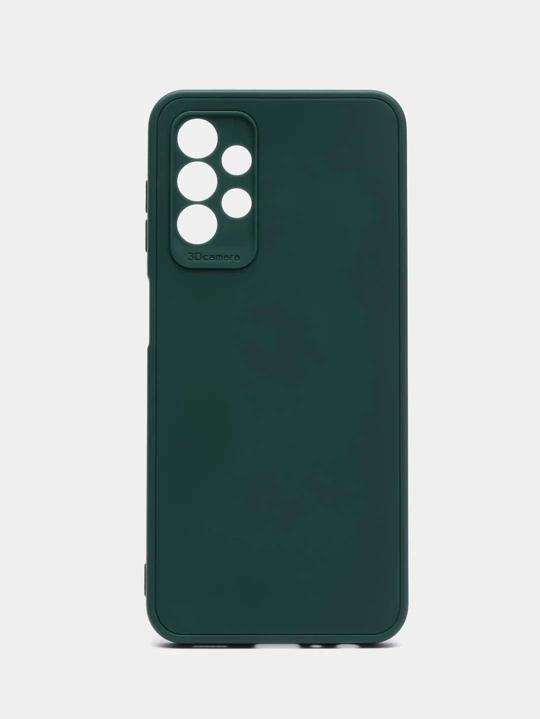 Зеленый чехол-накладка для Samsung A13, A33, A24, A34, A54, A53, A05s цветной силикон