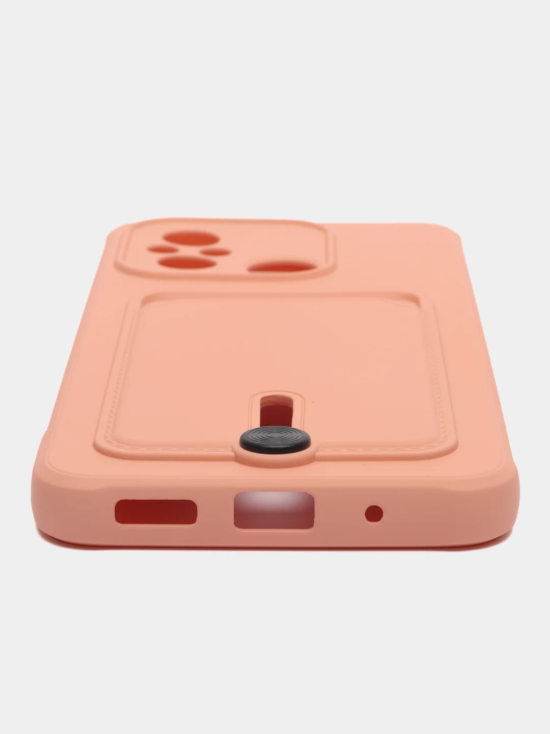 Пудровый силиконовый чехол для Xiaomi Redmi 12C (Сяоми Редми 12С), прозрачный