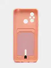 Пудровый силиконовый чехол для Xiaomi Redmi 12C (Сяоми Редми 12С), прозрачный