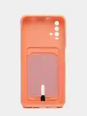 Пастельно-коралловый чехол силиконовый для Xiaomi Redmi 9T (Редми 9Т), с защитой камеры