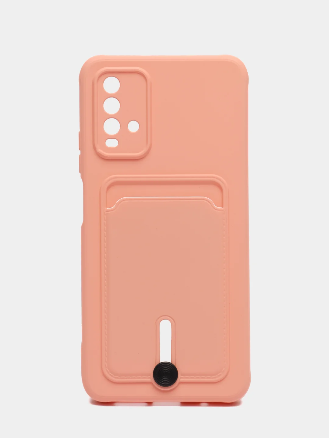 Пудровый чехол силиконовый для Xiaomi Redmi 9T (Редми 9Т), с защитой камеры