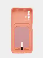 Пудровый чехол силиконовый для Xiaomi Redmi 9T (Редми 9Т), с защитой камеры