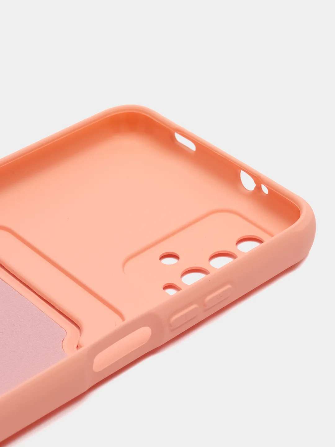 Пудровый чехол силиконовый для Xiaomi Redmi 9T (Редми 9Т), с защитой камеры