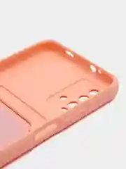 Пудровый чехол силиконовый для Xiaomi Redmi 9T (Редми 9Т), с защитой камеры