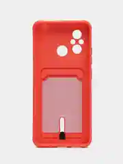 Коралловый силиконовый чехол для Xiaomi Redmi 12C (Сяоми Редми 12С), прозрачный