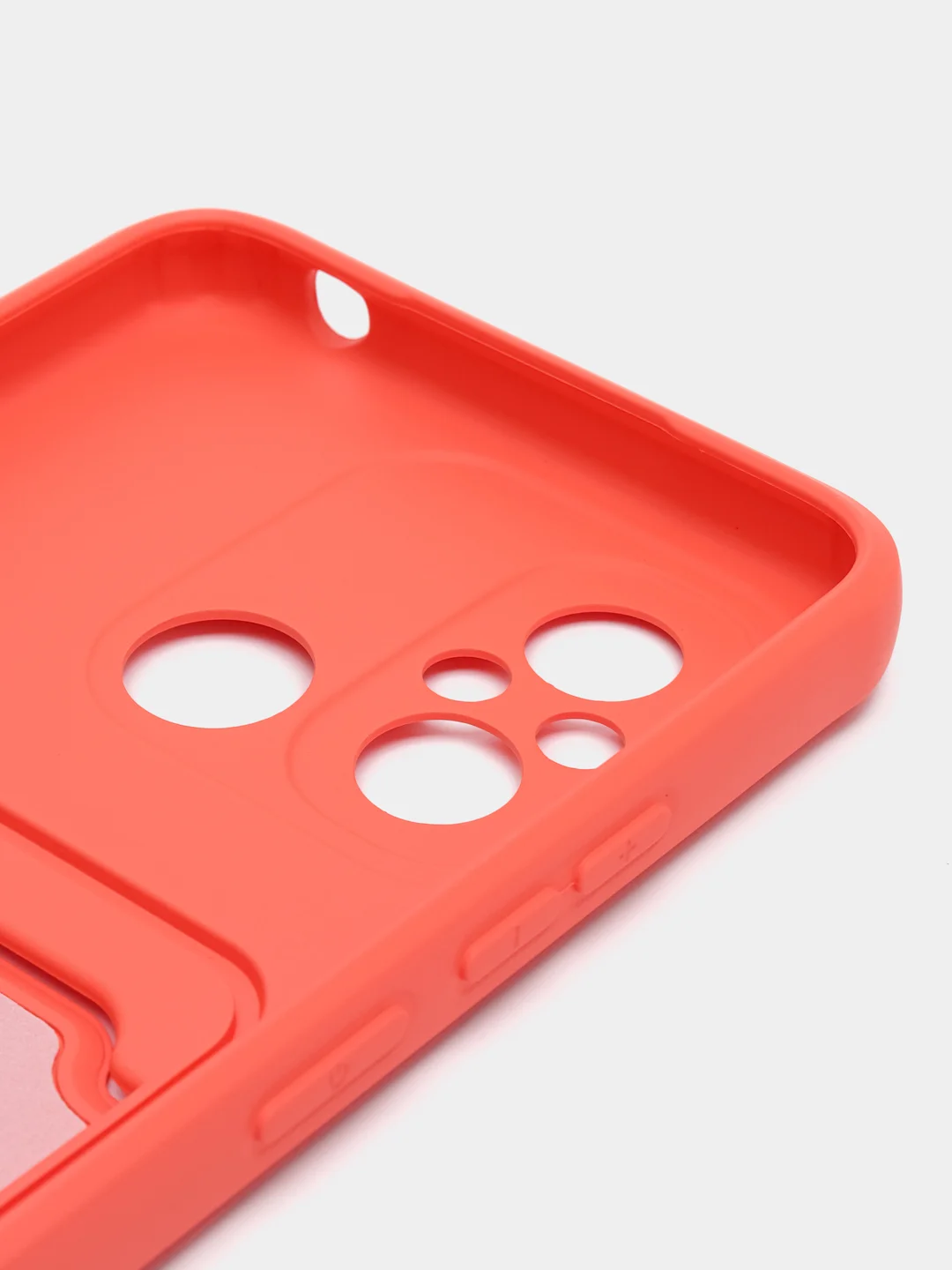Коралловый силиконовый чехол для Xiaomi Redmi 12C (Сяоми Редми 12С), прозрачный