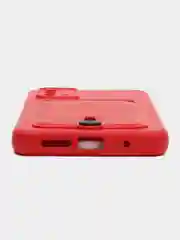 Вишнёвый чехол силиконовый для Xiaomi Redmi 9T (Редми 9Т), с защитой камеры
