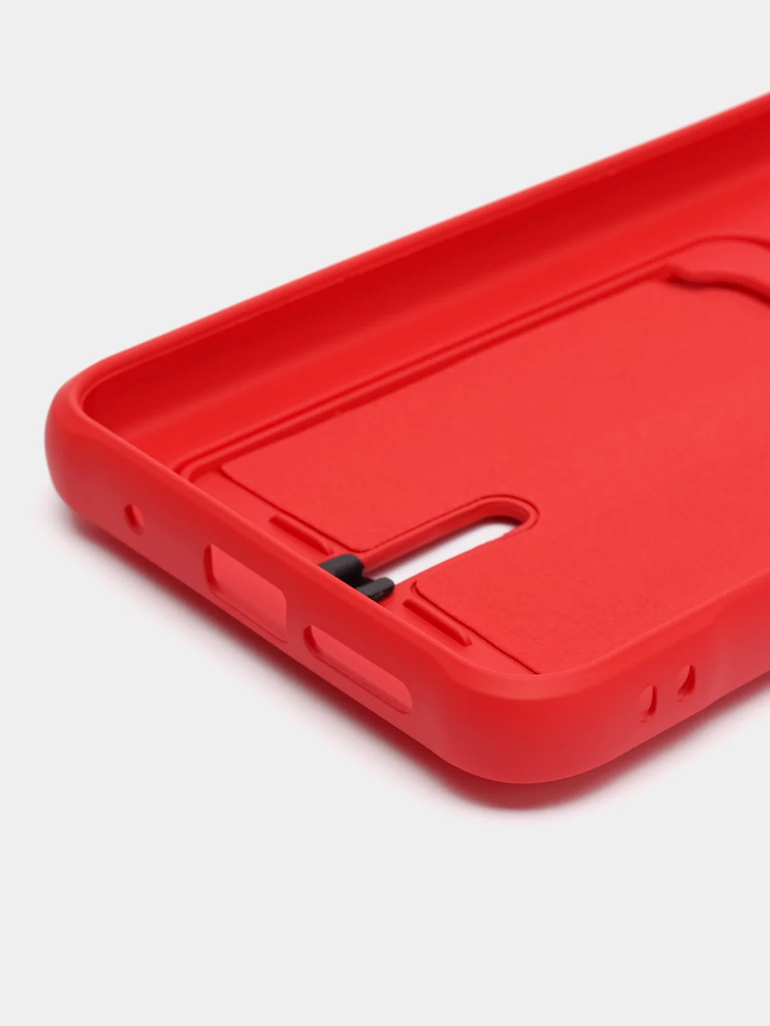 Вишнёвый чехол силиконовый для Xiaomi Redmi 9T (Редми 9Т), с защитой камеры