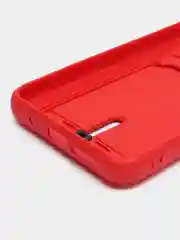Вишнёвый чехол силиконовый для Xiaomi Redmi 9T (Редми 9Т), с защитой камеры