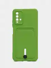 Лайм чехол силиконовый для Xiaomi Redmi 9T (Редми 9Т), с защитой камеры