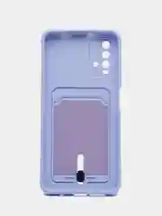 Аметистовый чехол силиконовый для Xiaomi Redmi 9T (Редми 9Т), с защитой камеры