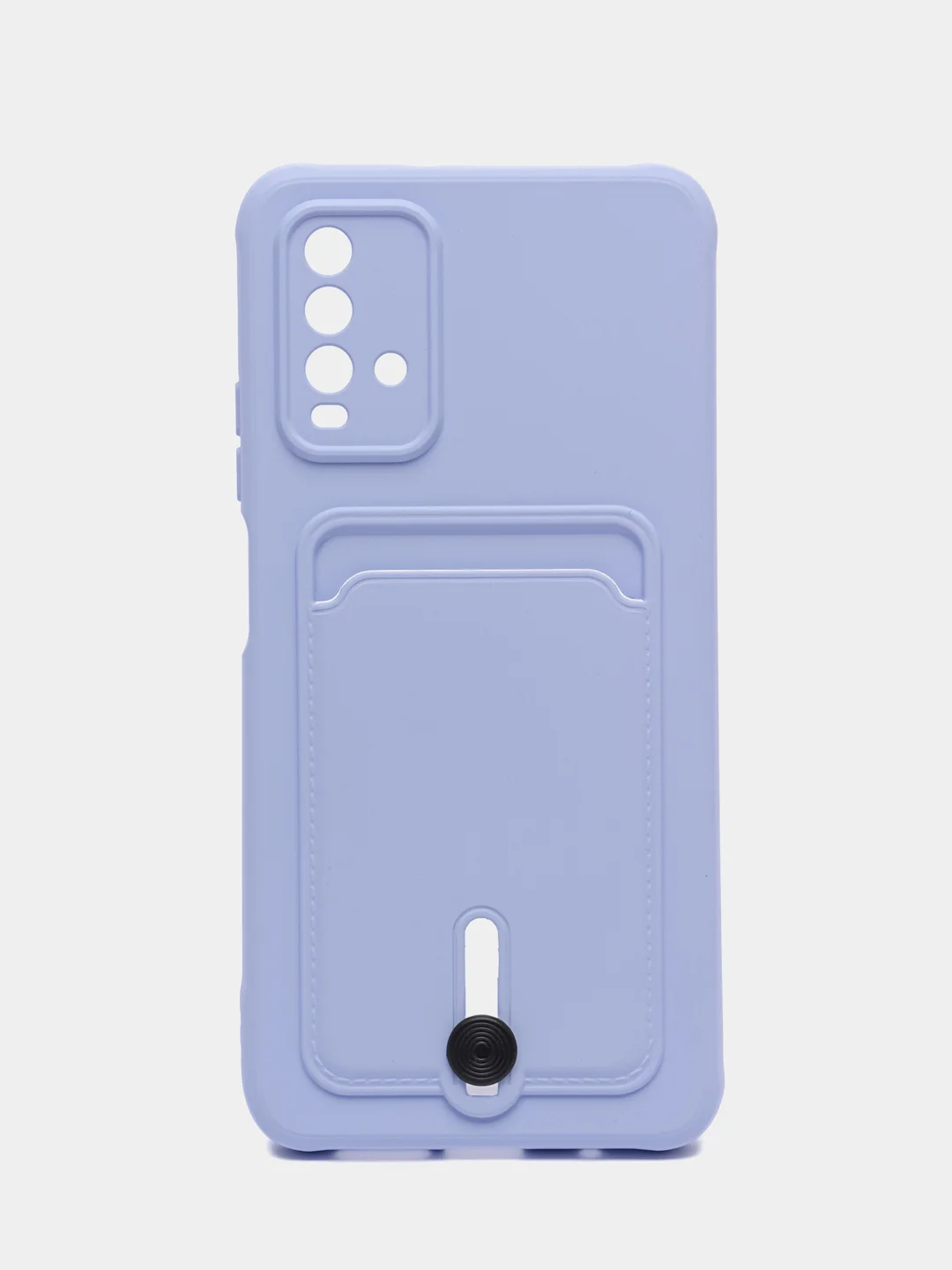 Аметистовый чехол силиконовый для Xiaomi Redmi 9T (Редми 9Т), с защитой камеры