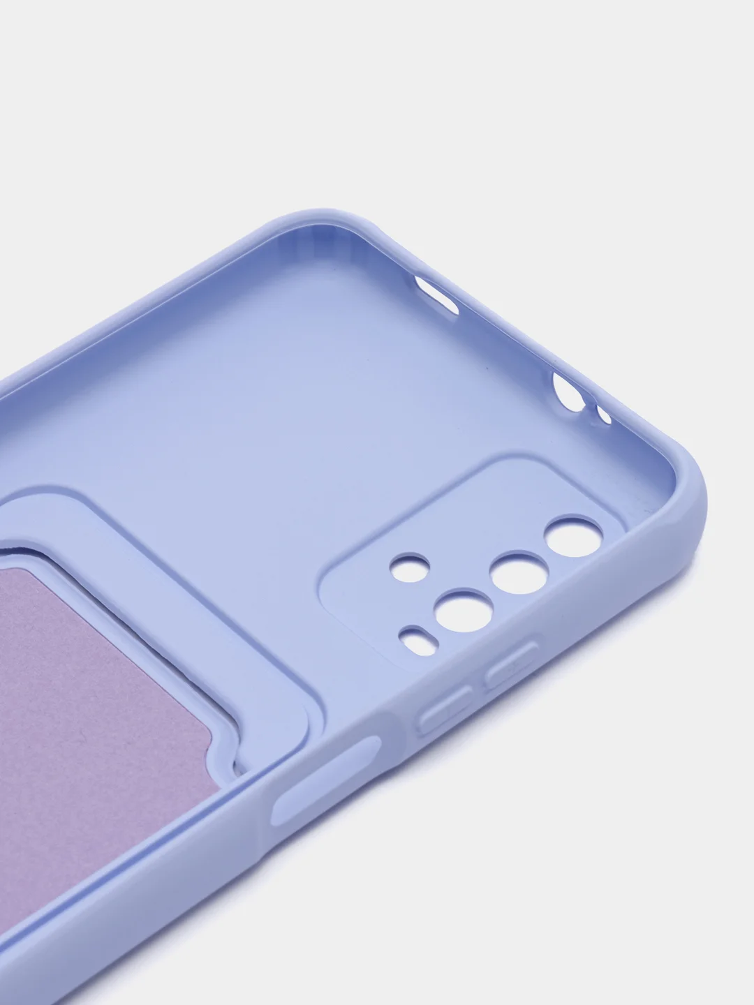 Аметистовый чехол силиконовый для Xiaomi Redmi 9T (Редми 9Т), с защитой камеры