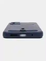 Темно-синий чехол силиконовый для Xiaomi Redmi 9T (Редми 9Т), с защитой камеры