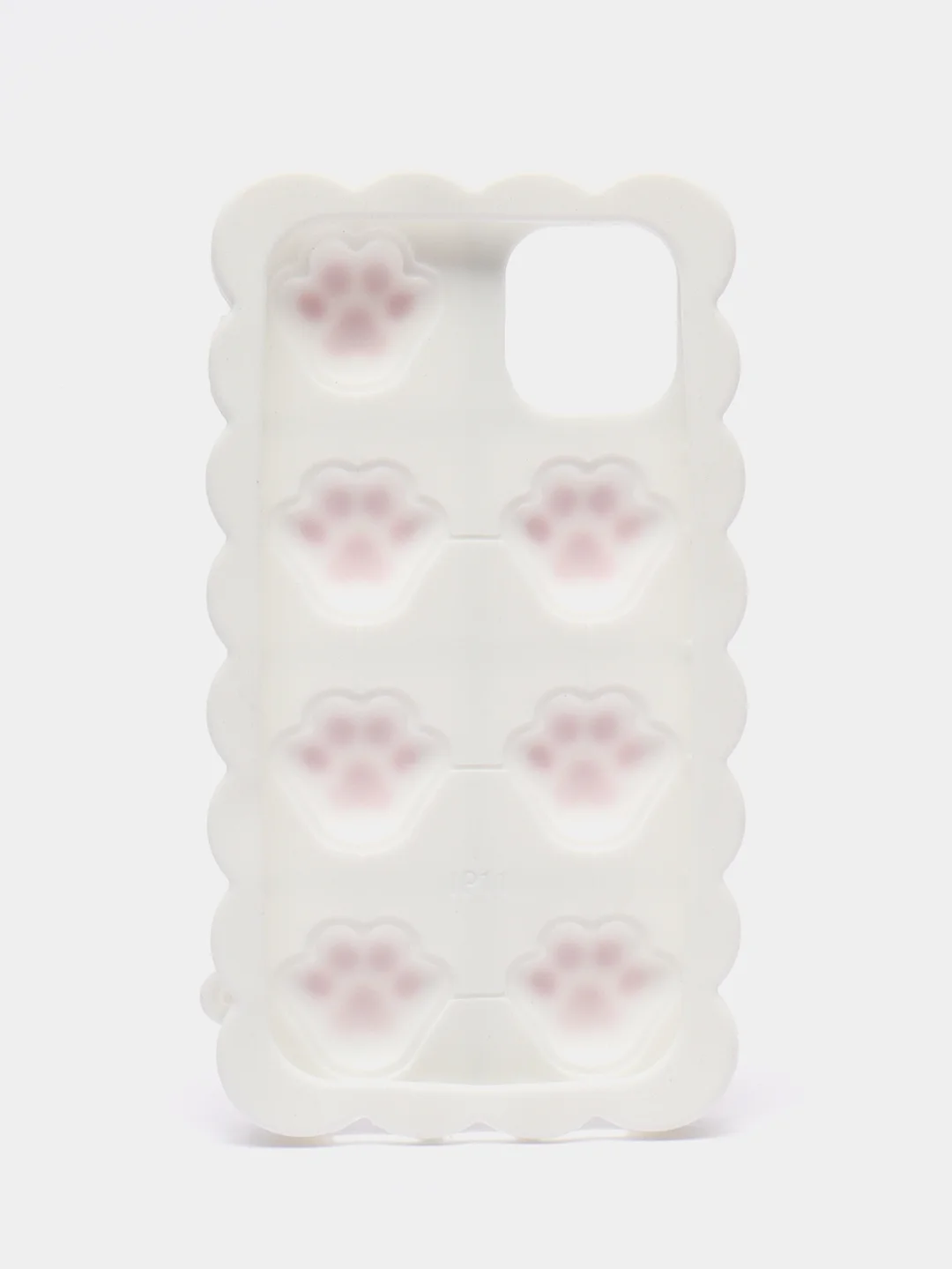 Белый чехол для iPhone 11, серия Pop it, антистресс