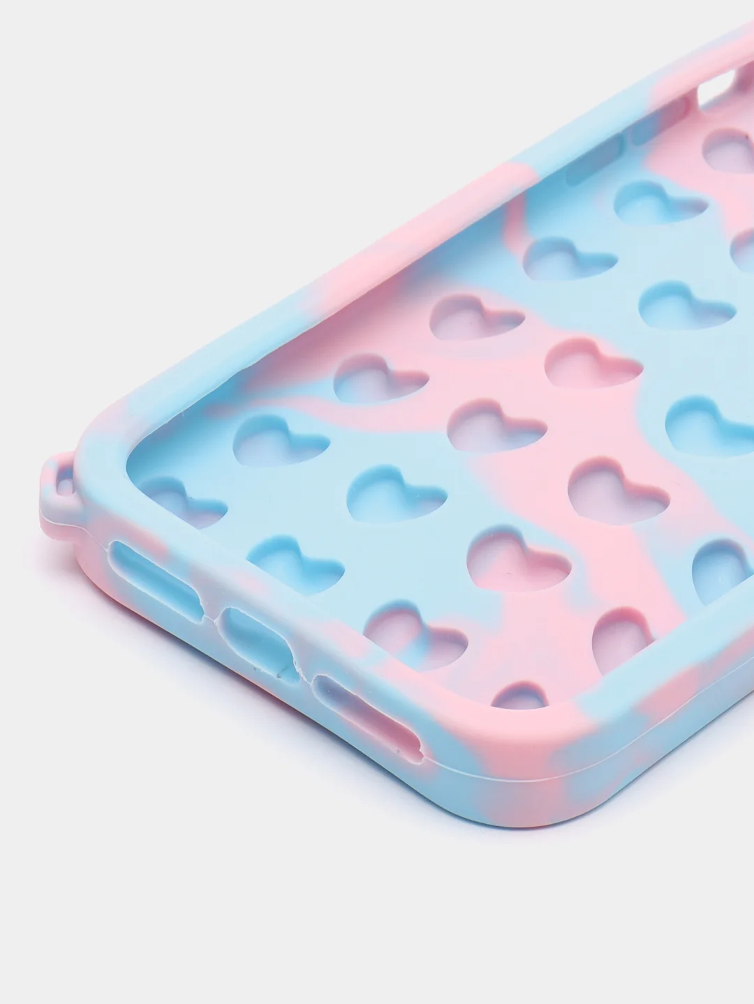 Голубой чехол для iPhone 11, серия Pop it, антистресс