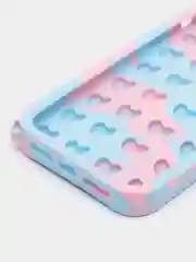 Голубой чехол для iPhone 11, серия Pop it, антистресс
