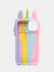 Коралловый чехол для iPhone 11, серия Pop it, антистресс