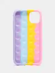 Кораллово-розовый чехол для iPhone 11, серия Pop it, антистресс