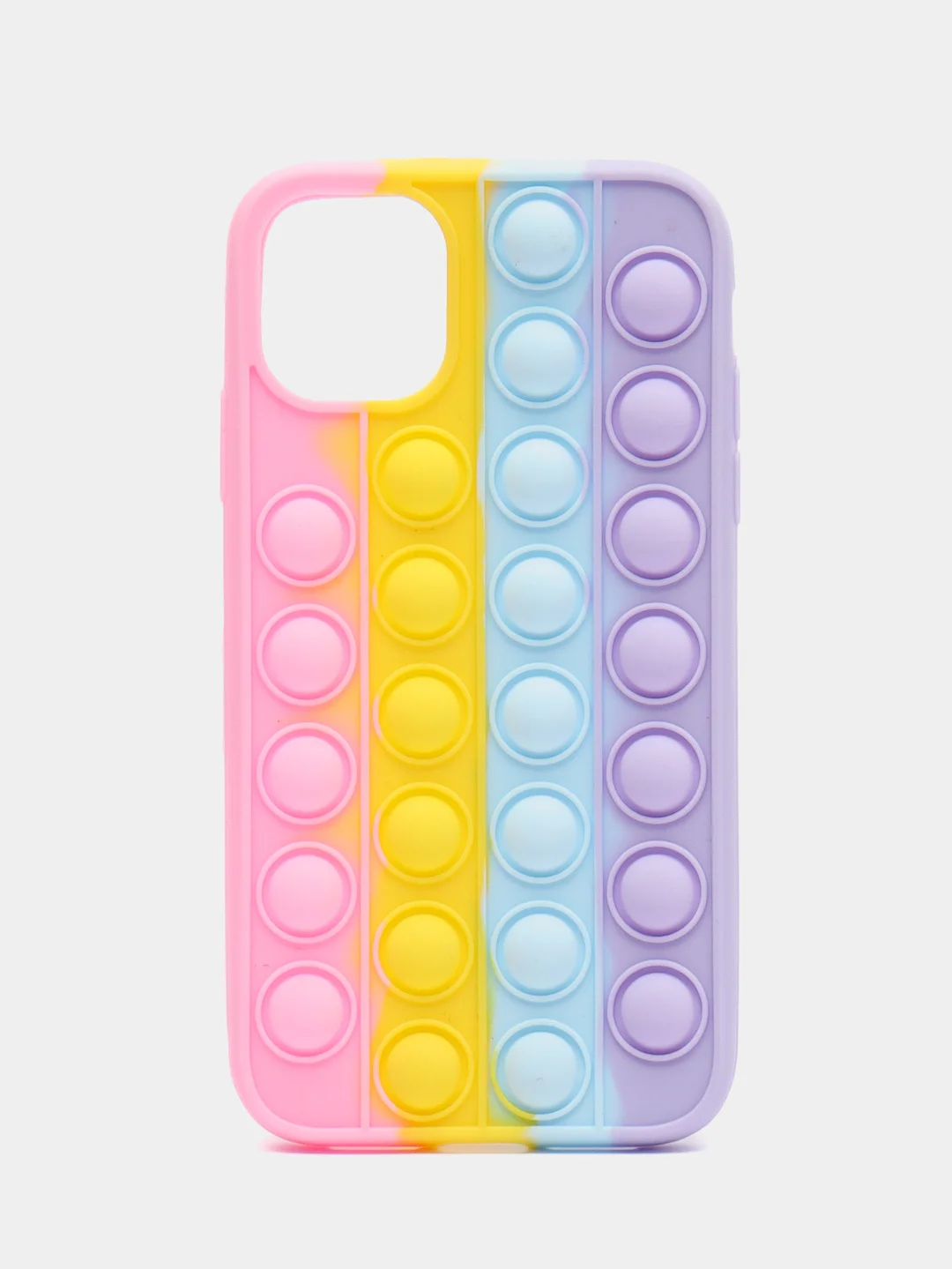 Кораллово-розовый чехол для iPhone 11, серия Pop it, антистресс