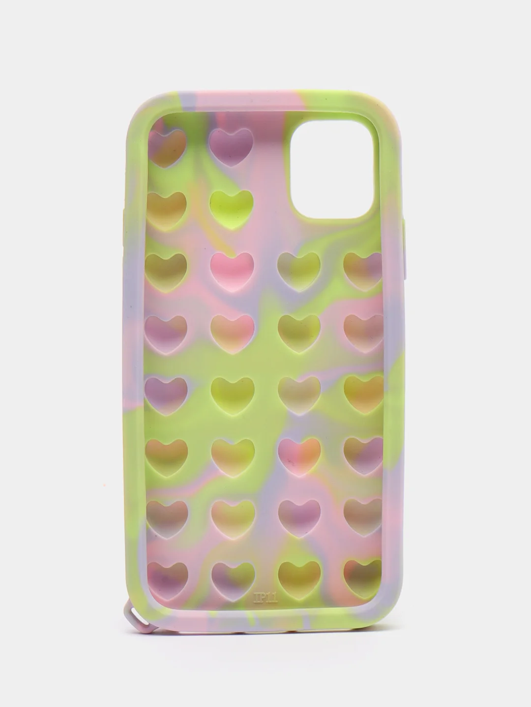 Лайм чехол для iPhone 11, серия Pop it, антистресс