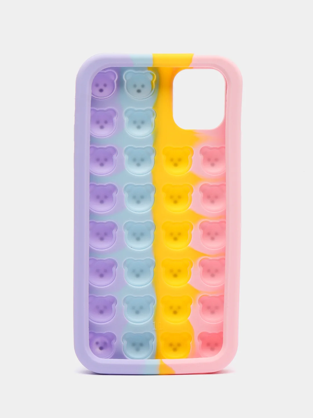 Пудровый чехол для iPhone 11, серия Pop it, антистресс