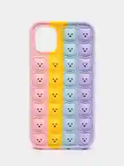 Пудровый чехол для iPhone 11, серия Pop it, антистресс