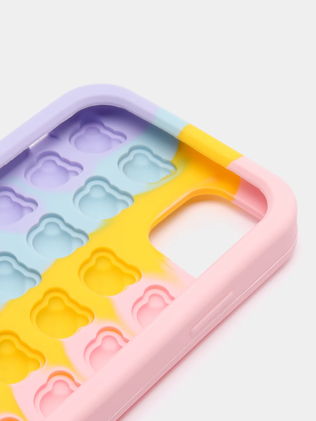 Пудровый чехол для iPhone 11, серия Pop it, антистресс