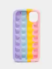 Пурпурный чехол для iPhone 11, серия Pop it, антистресс