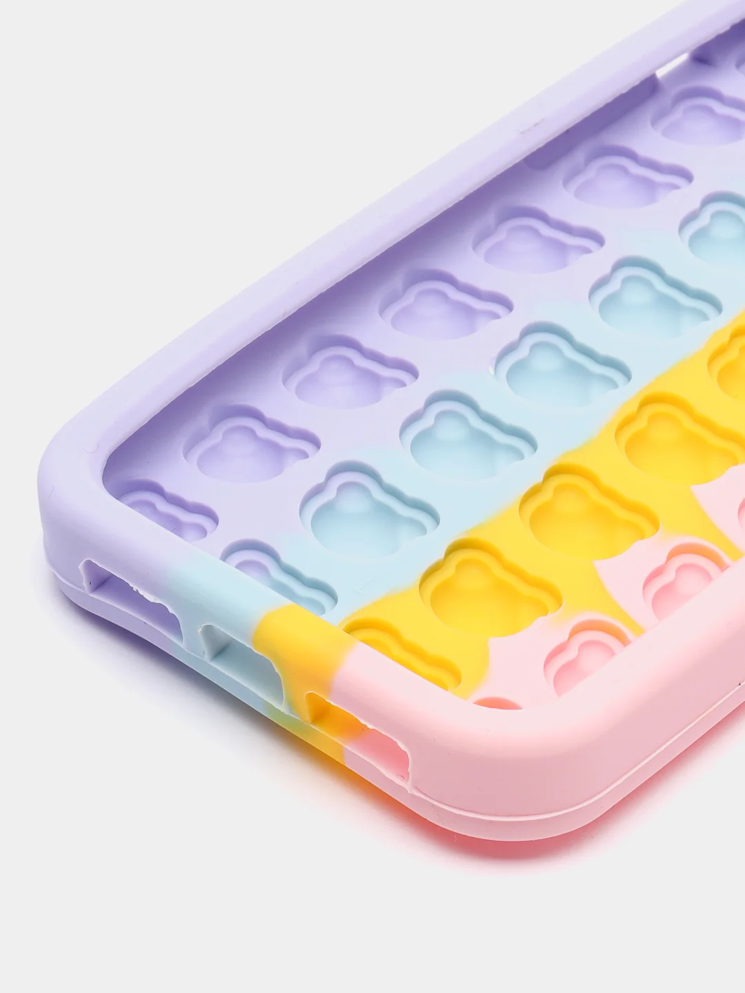 Пурпурный чехол для iPhone 11, серия Pop it, антистресс