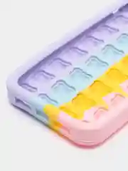 Пурпурный чехол для iPhone 11, серия Pop it, антистресс