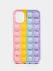 Пурпурный чехол для iPhone 11, серия Pop it, антистресс