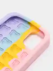 Пурпурный чехол для iPhone 11, серия Pop it, антистресс