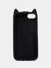 Черный чехол для iPhone 6, 7, 8, SE 2020, SE 2022, серия Кошки