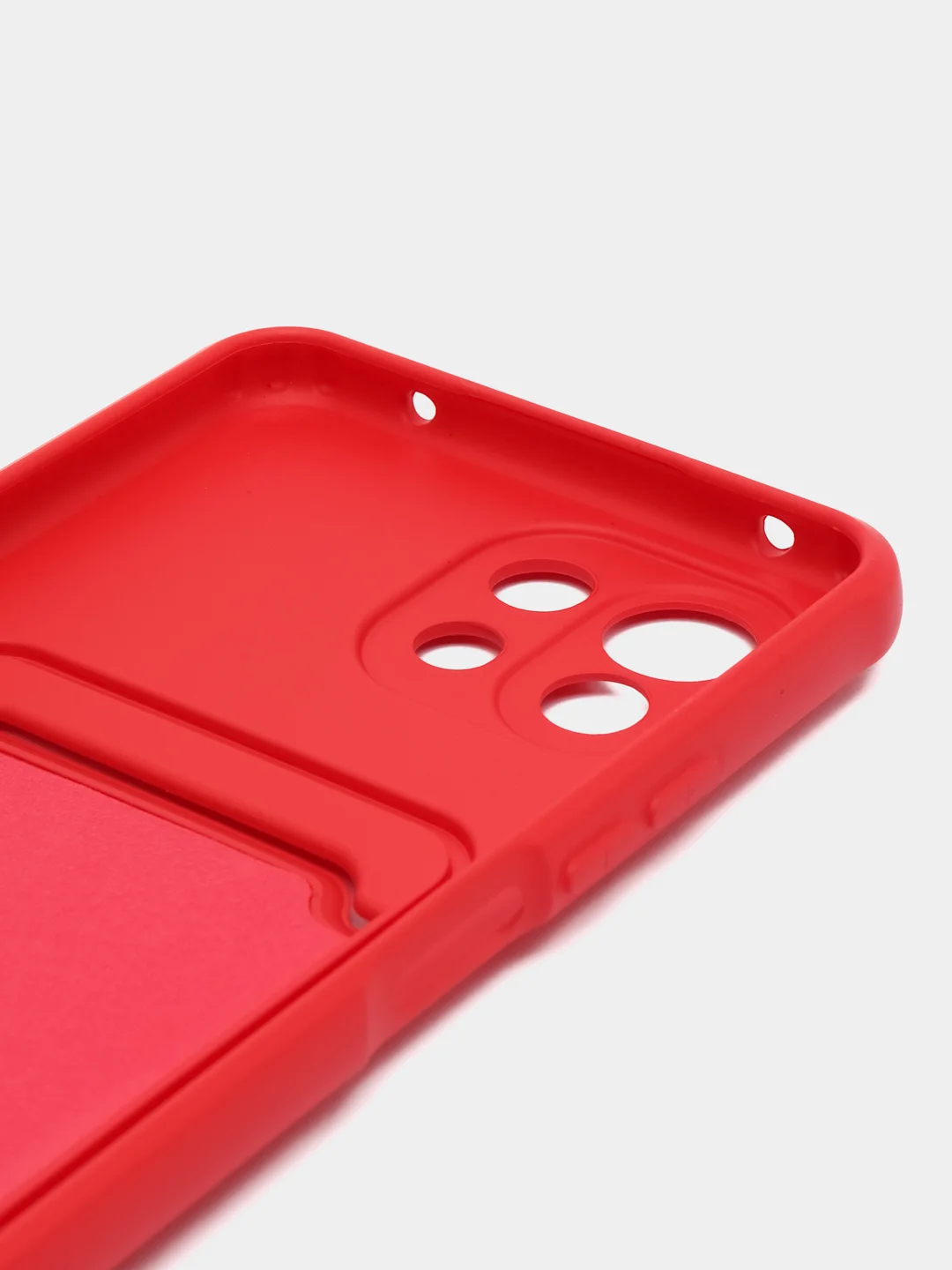 Белый чехол для Xiaomi Mi 11 Lite / Mi 11 Lite 5G NE ( Ми 11 Лайт )с карманом для карт