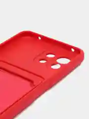 Белый чехол для Xiaomi Mi 11 Lite / Mi 11 Lite 5G NE ( Ми 11 Лайт )с карманом для карт