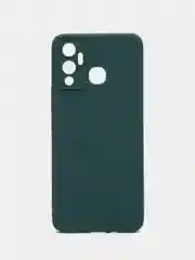 Зеленый чехол для Infinix Hot 12 play, с защитой камеры и рисунками