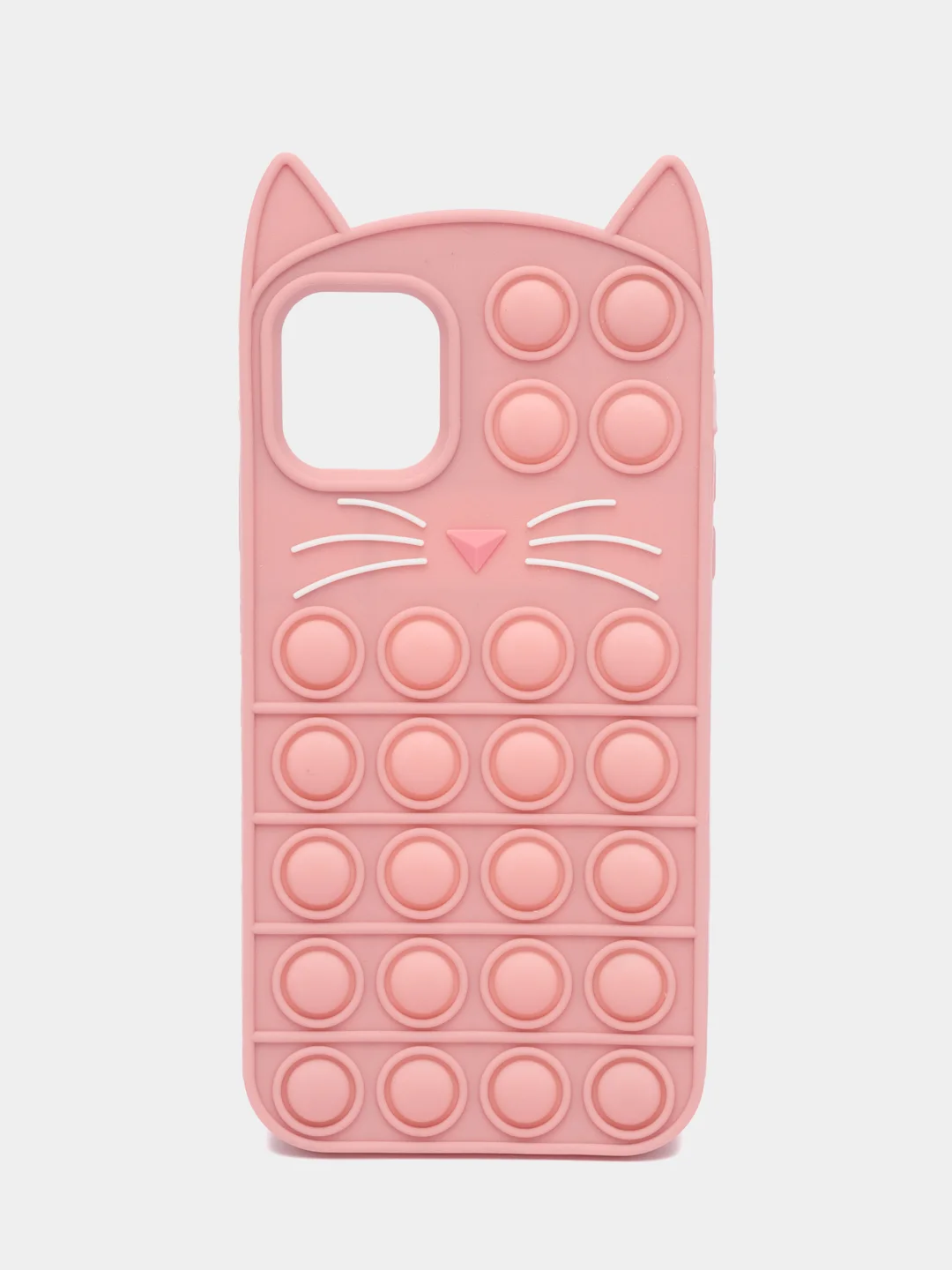 Пастельно-коралловый чехол для iPhone 11, серия Pop it, антистресс