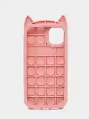 Пастельно-коралловый чехол для iPhone 11, серия Pop it, антистресс