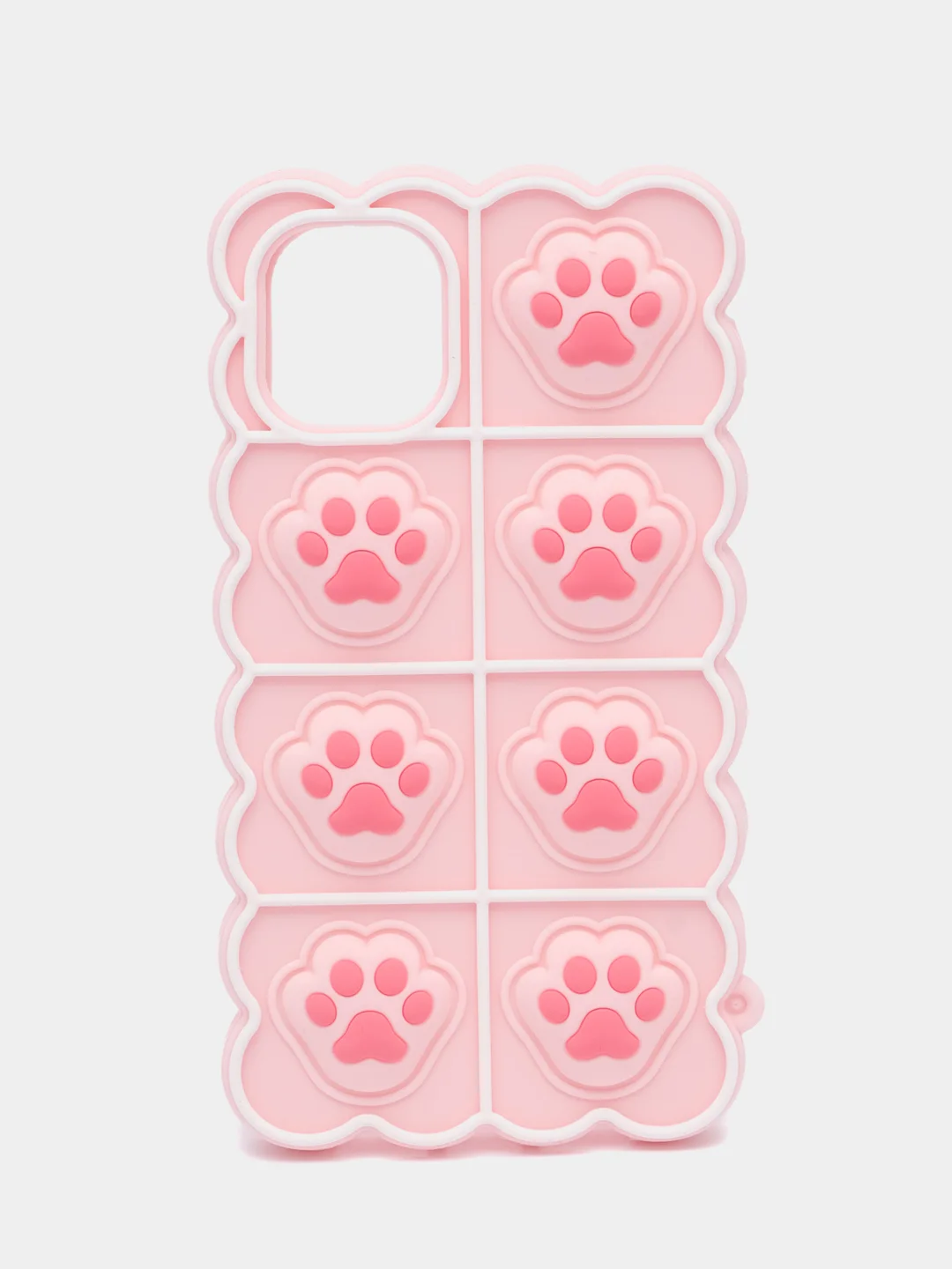 Розовый чехол для iPhone 11, серия Pop it, антистресс