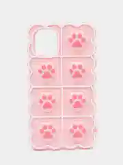 Розовый чехол для iPhone 11, серия Pop it, антистресс