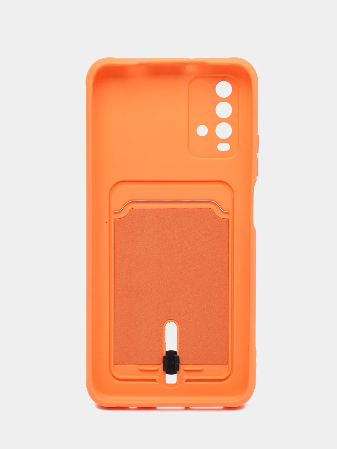 Оранжевый чехол силиконовый для Xiaomi Redmi 9T (Редми 9Т), с защитой камеры