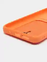 Оранжевый чехол силиконовый для Xiaomi Redmi 9T (Редми 9Т), с защитой камеры