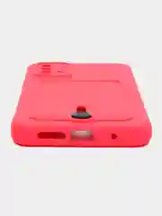 Тёмно-зелёный чехол силиконовый для Xiaomi Redmi 9T (Редми 9Т), с защитой камеры