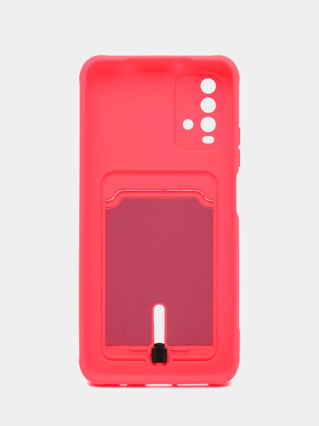 Тёмно-зелёный чехол силиконовый для Xiaomi Redmi 9T (Редми 9Т), с защитой камеры