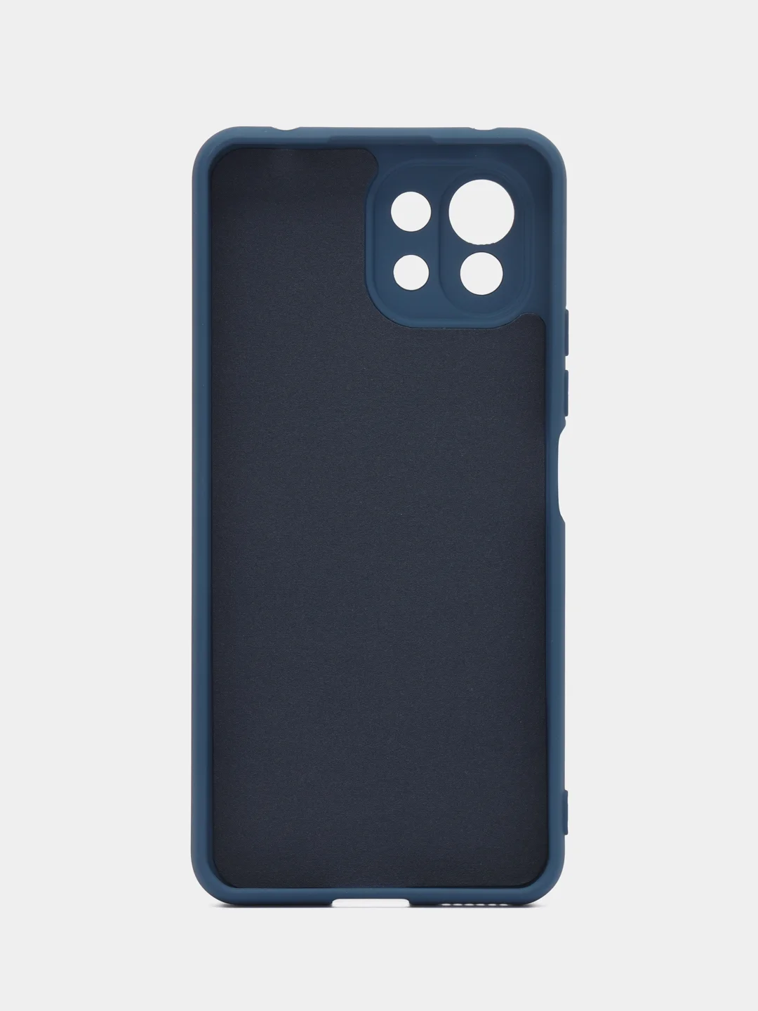 Темно-синий чехол Mi 11 Lite, Xiaomi 11 Lite 5G NE, Ми 11 Лайт, Сяоми 11 Лайт 5G НЕ, силиконовый