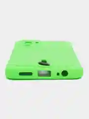Салатовый чехол Xiaomi Redmi Note 10, 10S, Poco M5s (Сяоми Редми Нот 10, 10С), с карманом для карты